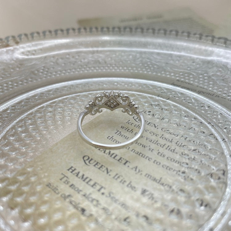 K18WG リング ダイヤ CJ0047