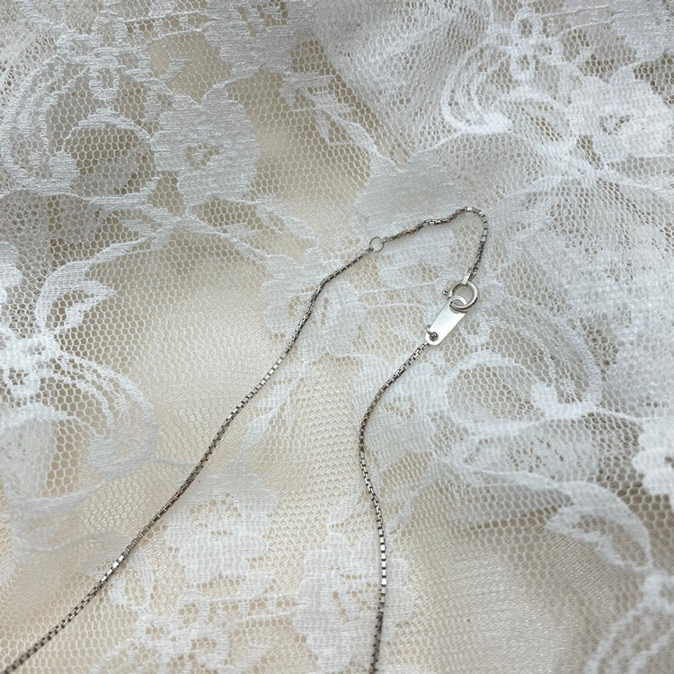 K18WG /Pt ネックレス ダイヤ CJ0094