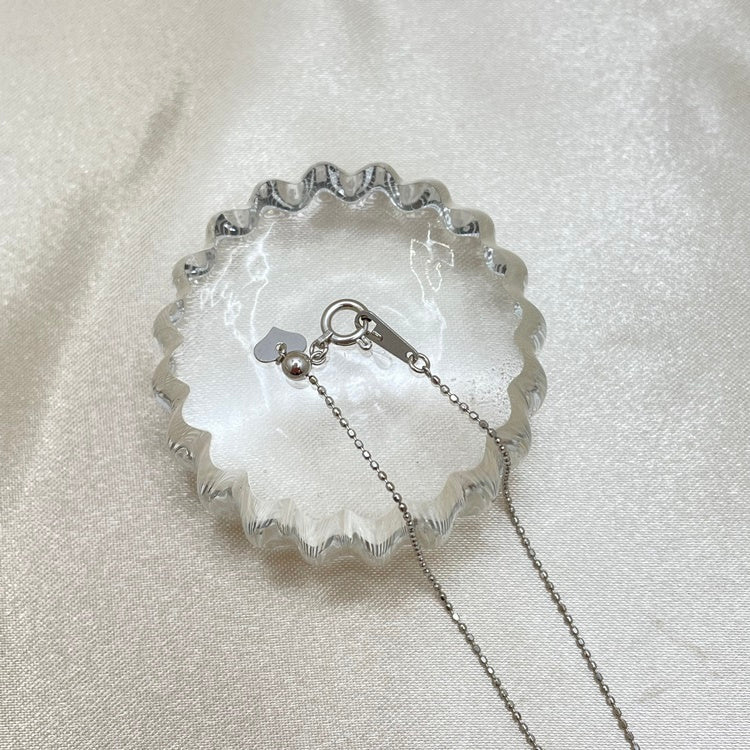 K18WG ネックレス ダイヤ CJ0097