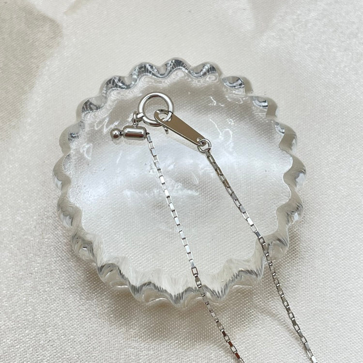 K18WG ネックレス アクワマリン CJ0103