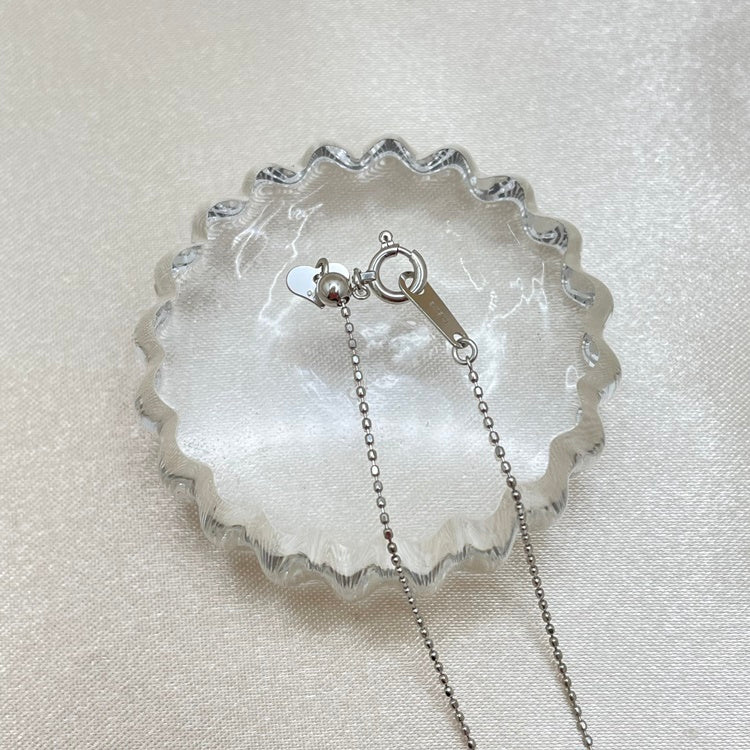 K18WG ネックレス ダイヤ CJ0106