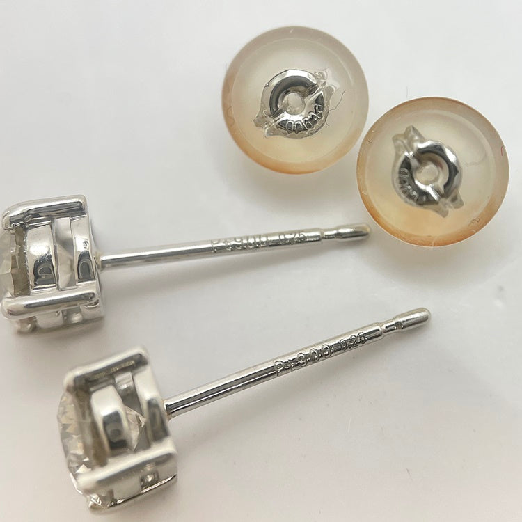 Pt ピアス ダイヤ CJ0182