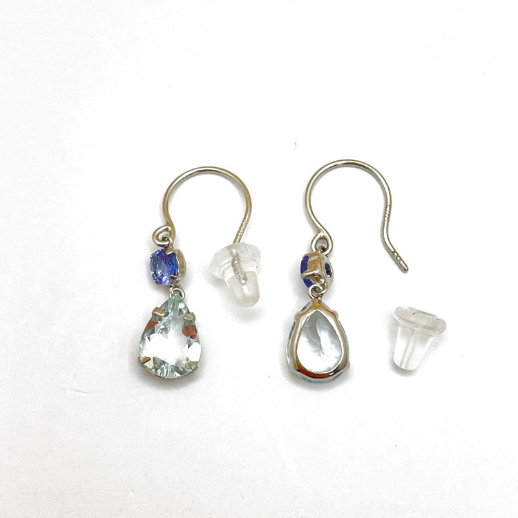 Pt ピアス アクワマリン タンザナイト CJ0183