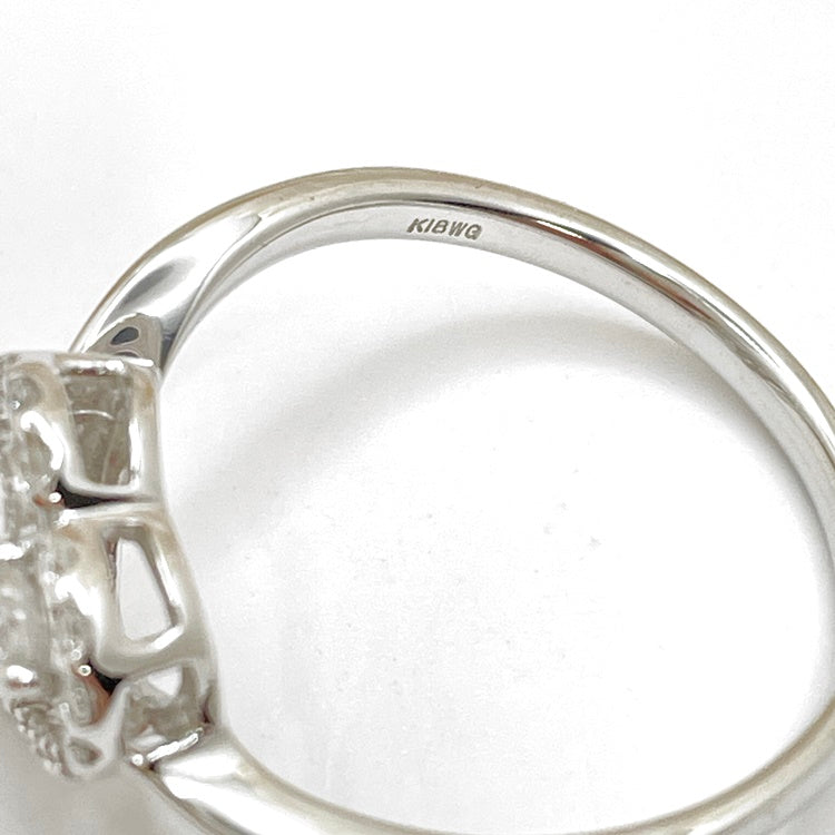 K18WG リング ダイヤ CJ0192