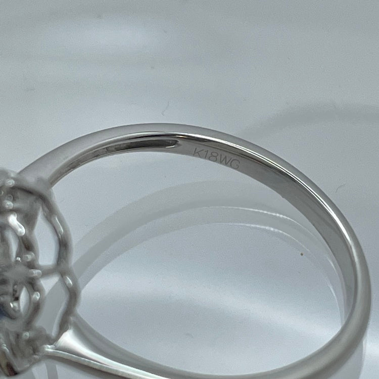 K18WG リング サファイア CJ0194