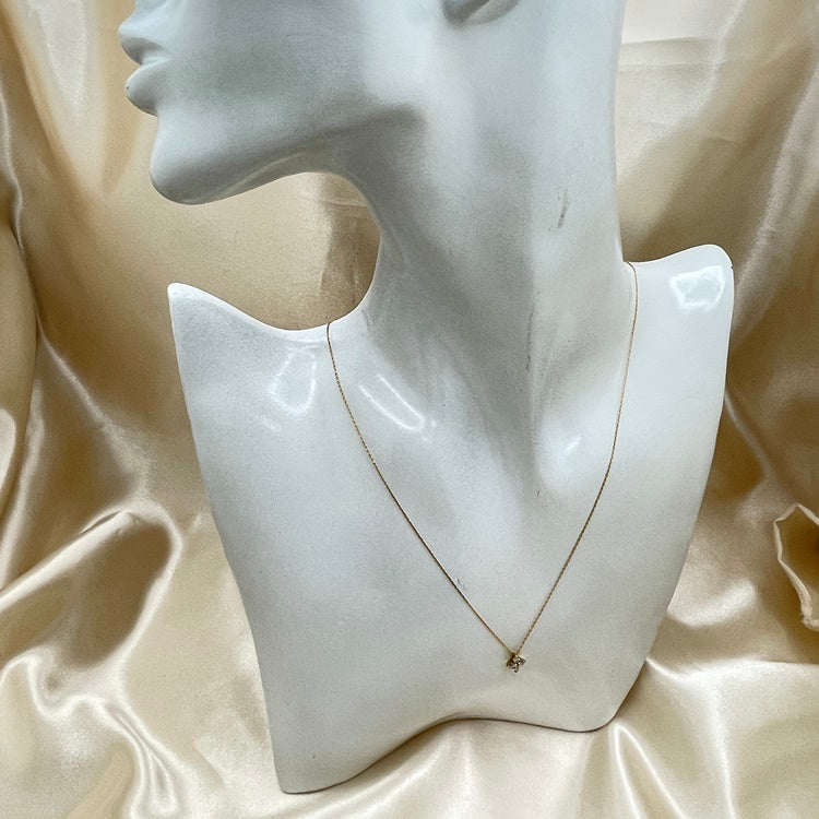 K18 ネックレス ダイヤ CJ0225