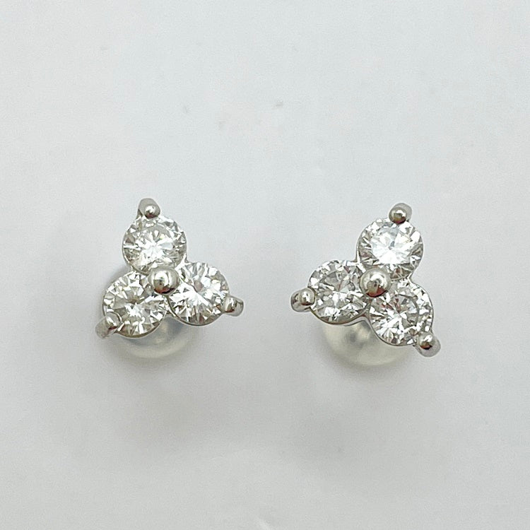 Pt ピアス ダイヤ CJ0233