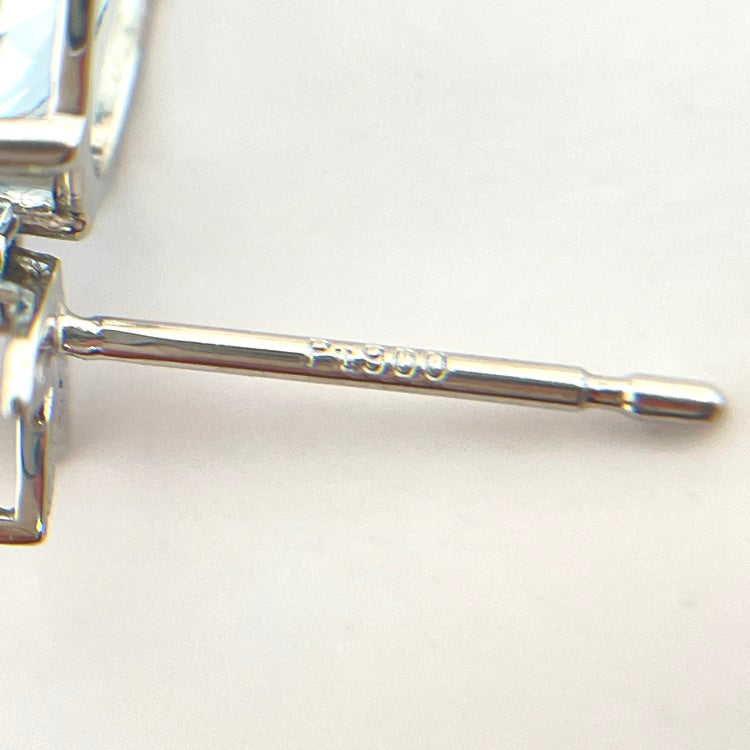 Pt ピアス アクワマリン CJ0240