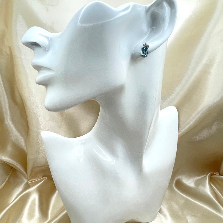 Pt ピアス アクワマリン CJ0240