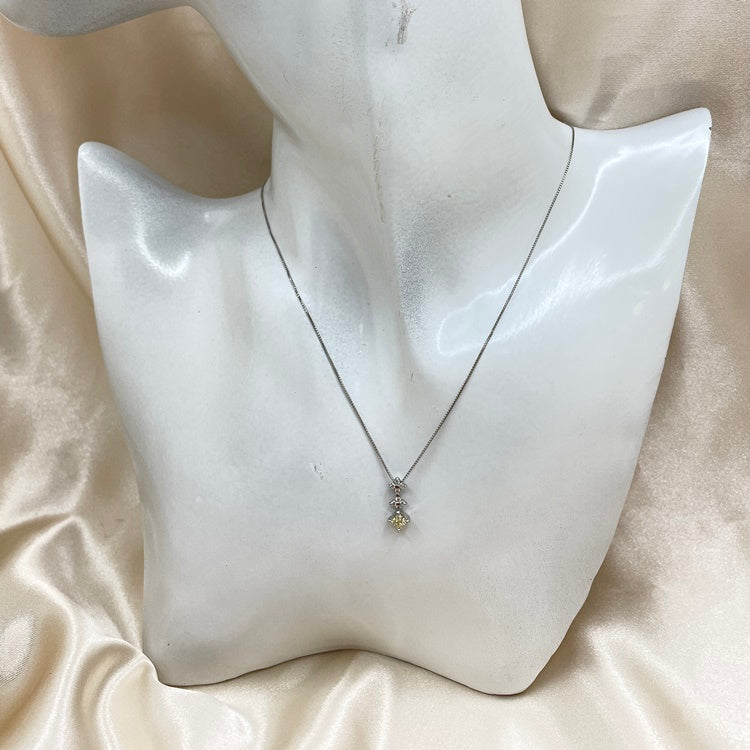 Pt ネックレス ダイヤ CJ0244