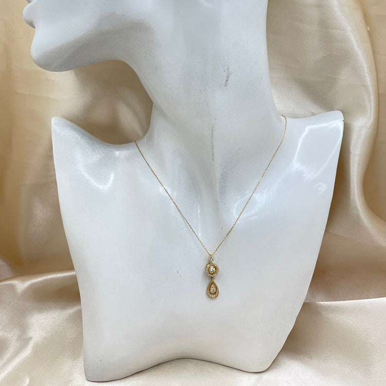 K18 ネックレス ダイヤ CJ0266