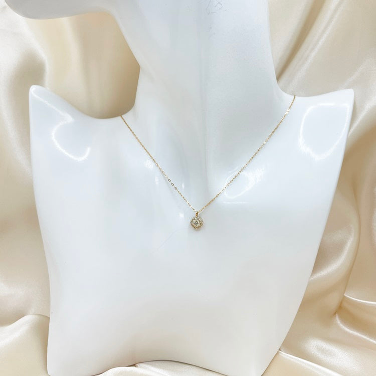 K18 ネックレス ダイヤ CJ0315