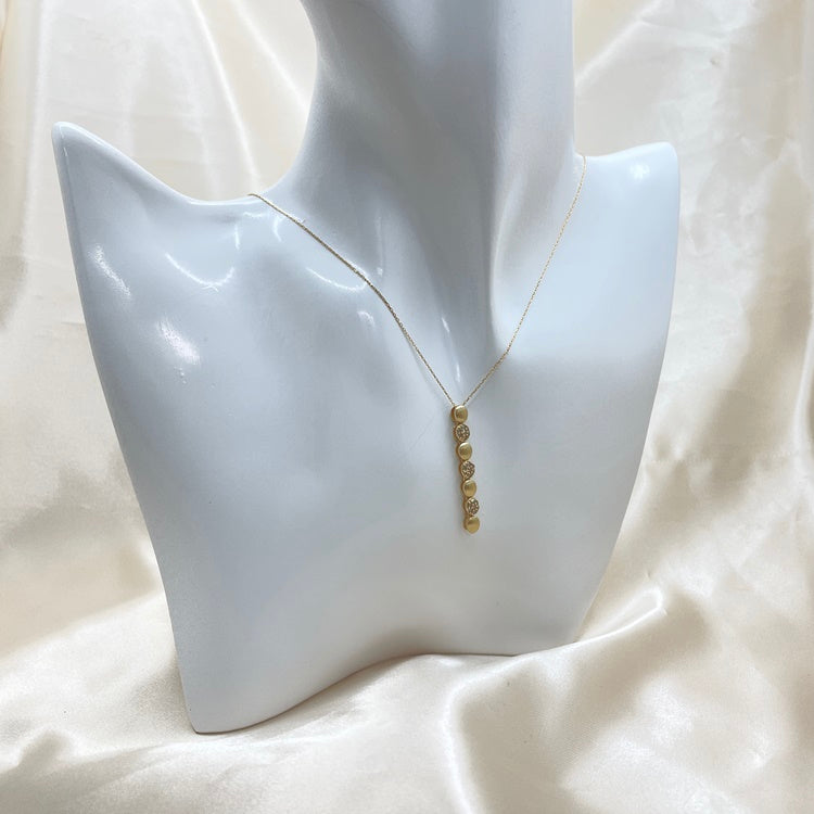 K18 ネックレス ダイヤ CJ0318