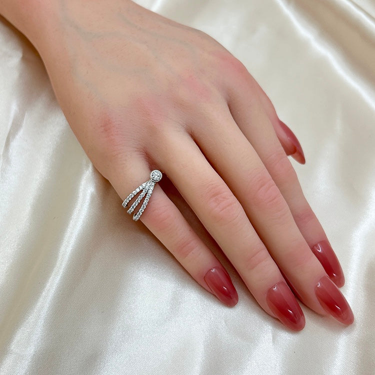 Pt リング ダイヤ CJ0415