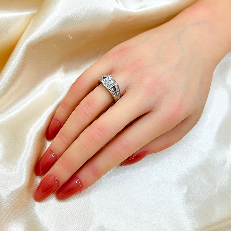 Pt リング ダイヤ CJ0433