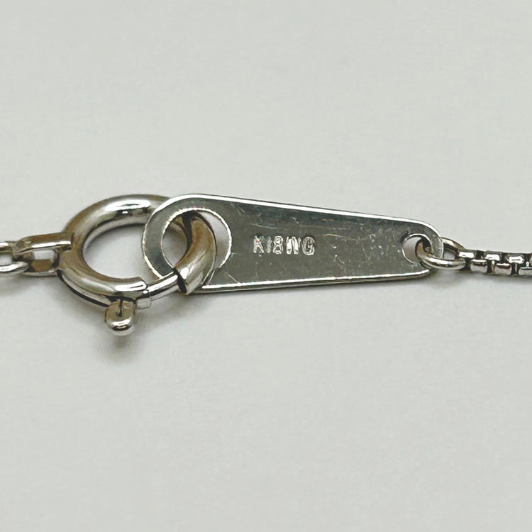 K18WG ネックレス ルビー CJ0447