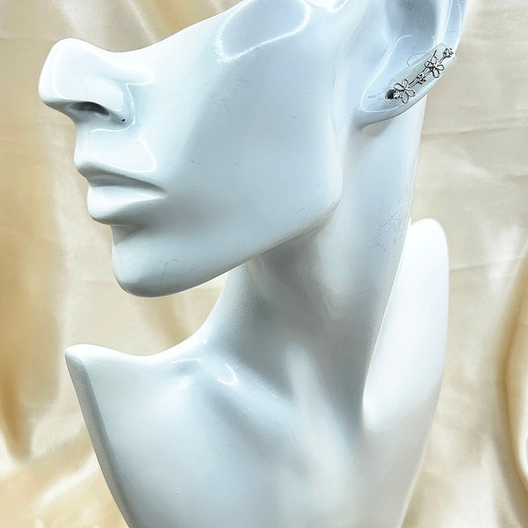 K18WG ピアス ダイヤ CJ0462