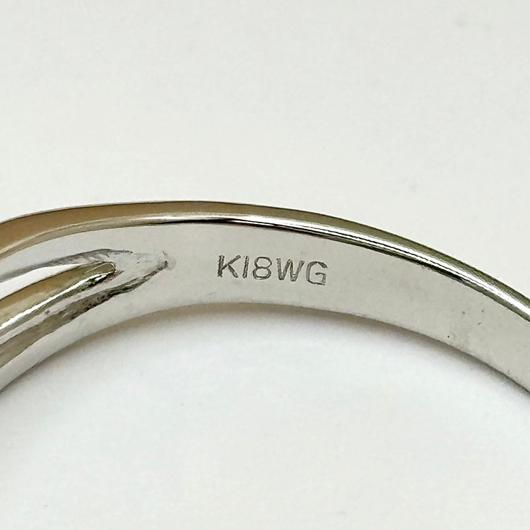 K18WG リング アレキサンドライト CJ0508
