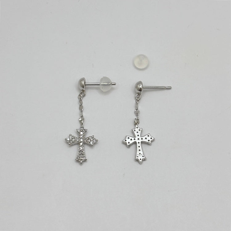 K18WG ピアス ダイヤ CJ0573