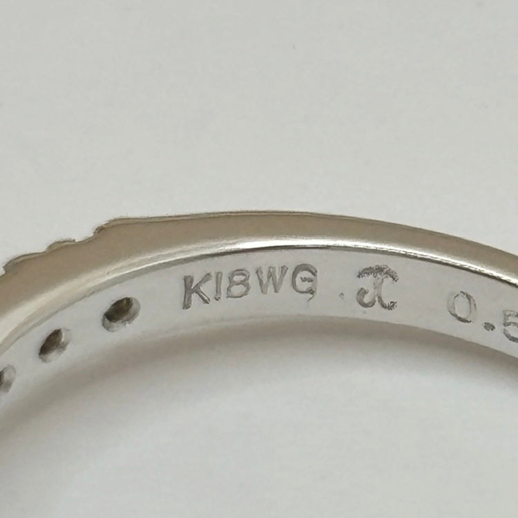 K18WG リング パライバトルマリン CJ0584