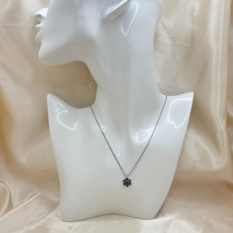 Pt ネックレス サファイア CJ0589