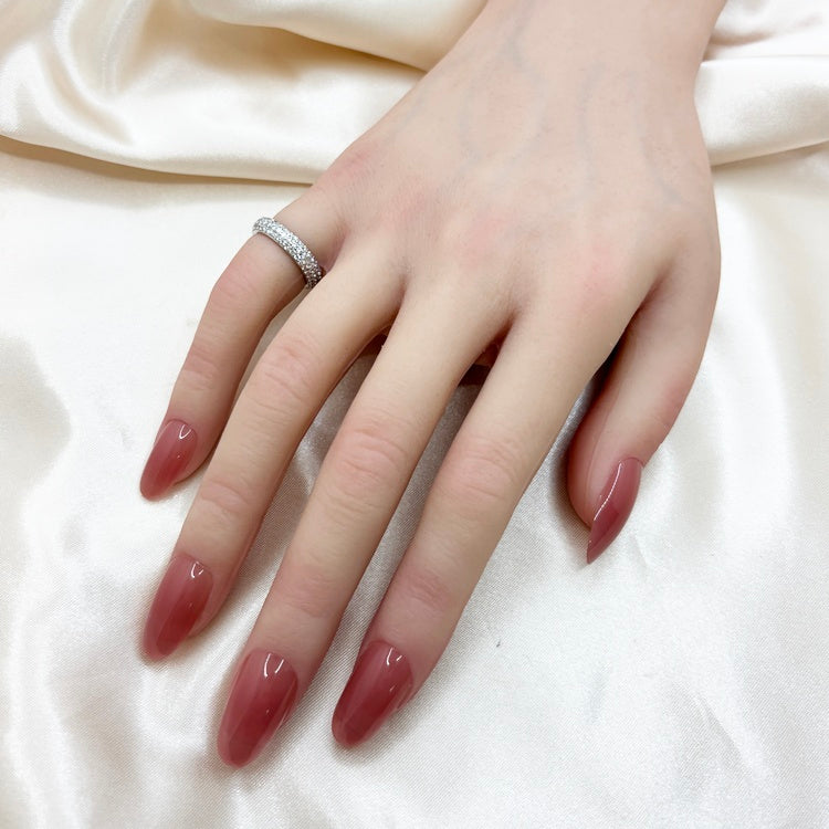 K18WG リング ダイヤ フルエタニティ (ピンキー) CJ0605