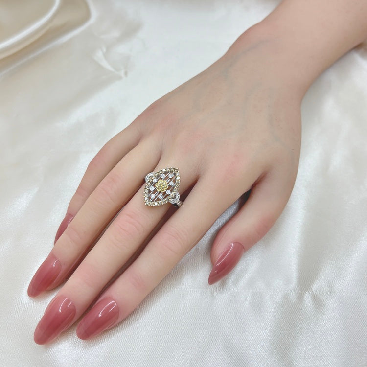 K18/K18WG リング ダイヤ CJ0662