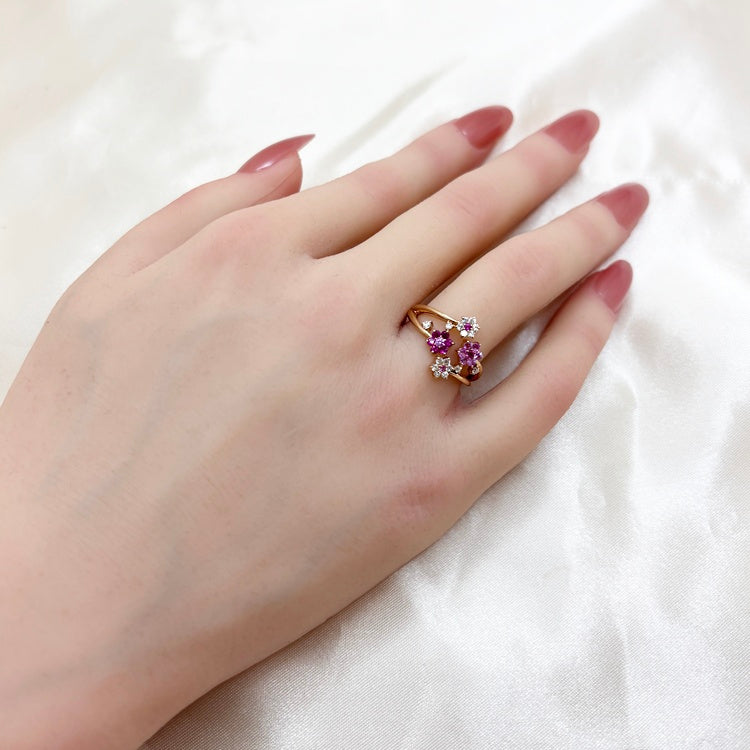 K18 リング ルビー CJ0665