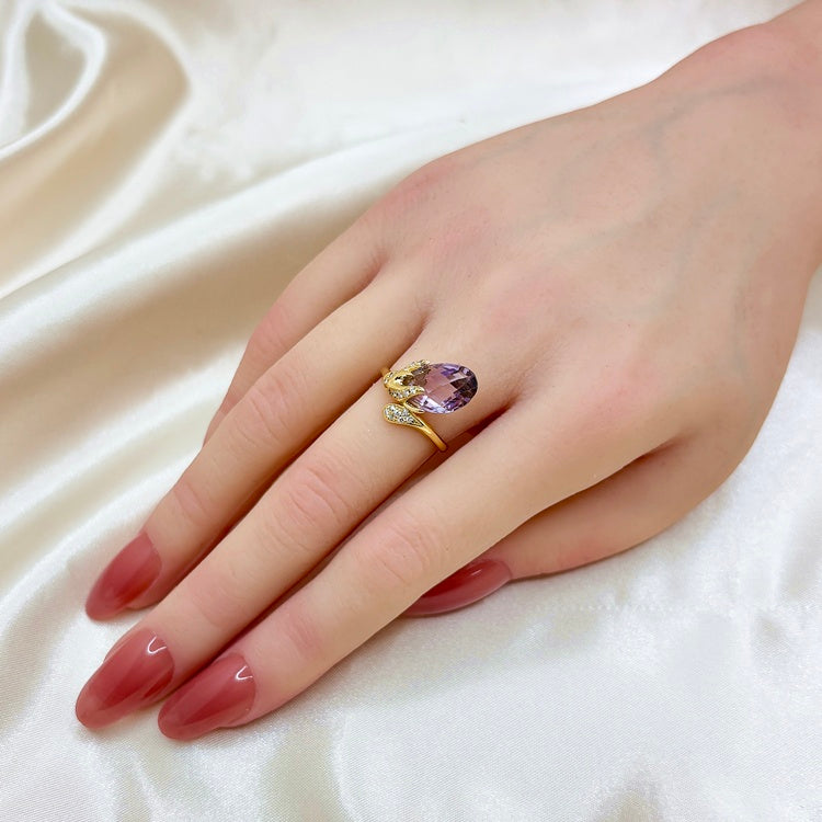 K18 リング アメシスト CJ0687