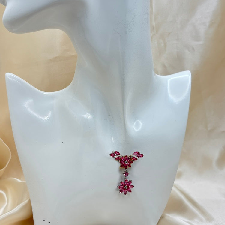 K18WG ペンダント スピネル CJ0710