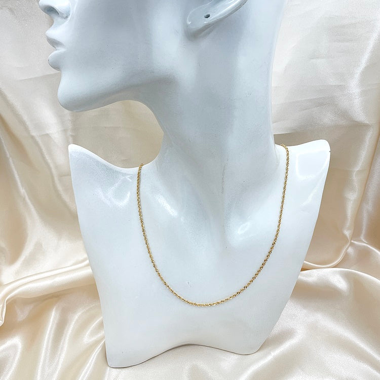 K18 ネックレス ダイヤ スクリュー NJ0101