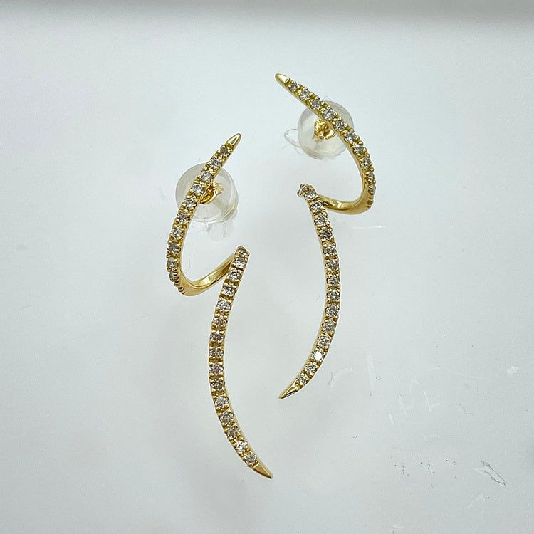 K18 ピアス ダイヤ NJ0109