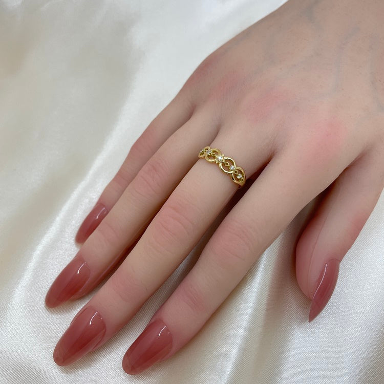 K18 リング ダイヤ NJ0126