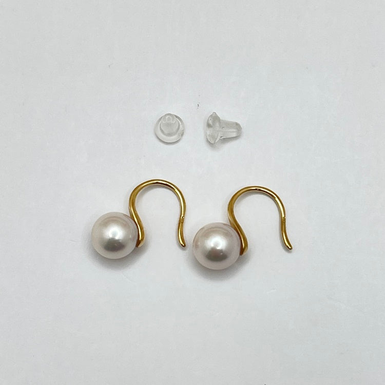 K18 ピアス パール NJ0144