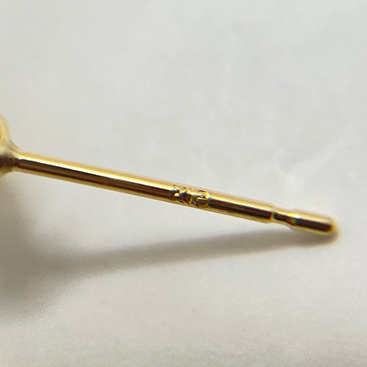 K18 ピアス アクワマリン NJ0145