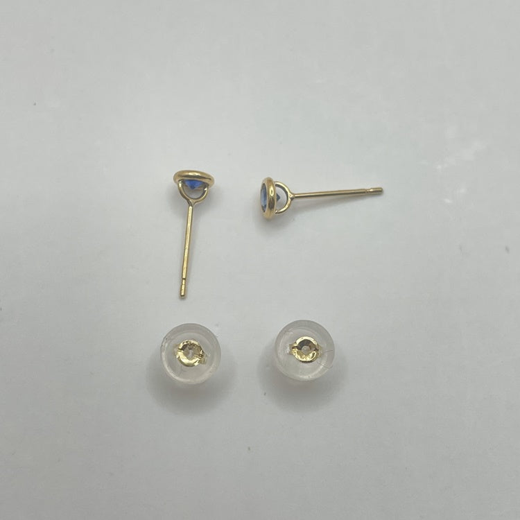 K18 ピアス サファイア NJ0149