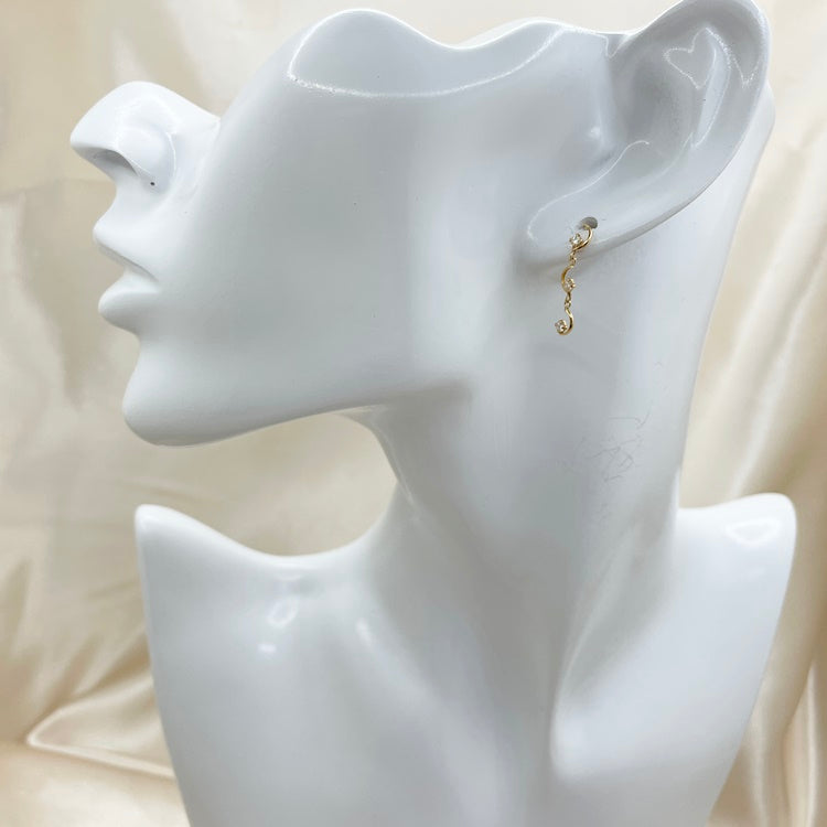 K18 ピアス ダイヤ NJ0163