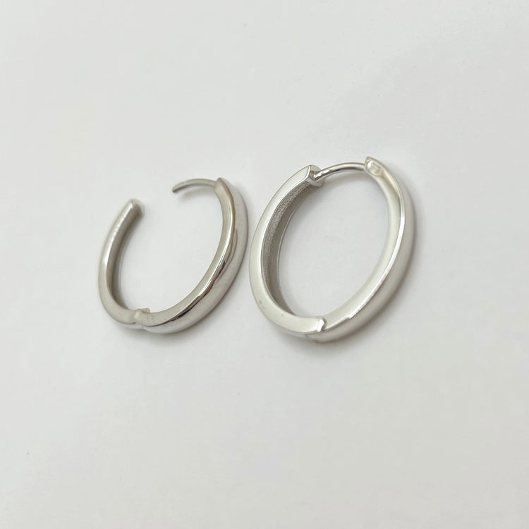 K18WG ピアス フープ NJ0177