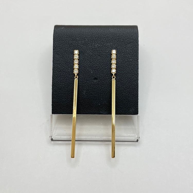 K18 ピアス ダイヤ NJ0197
