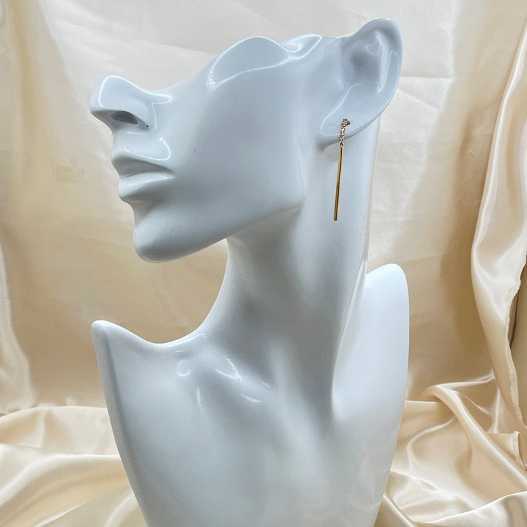 K18 ピアス ダイヤ NJ0197