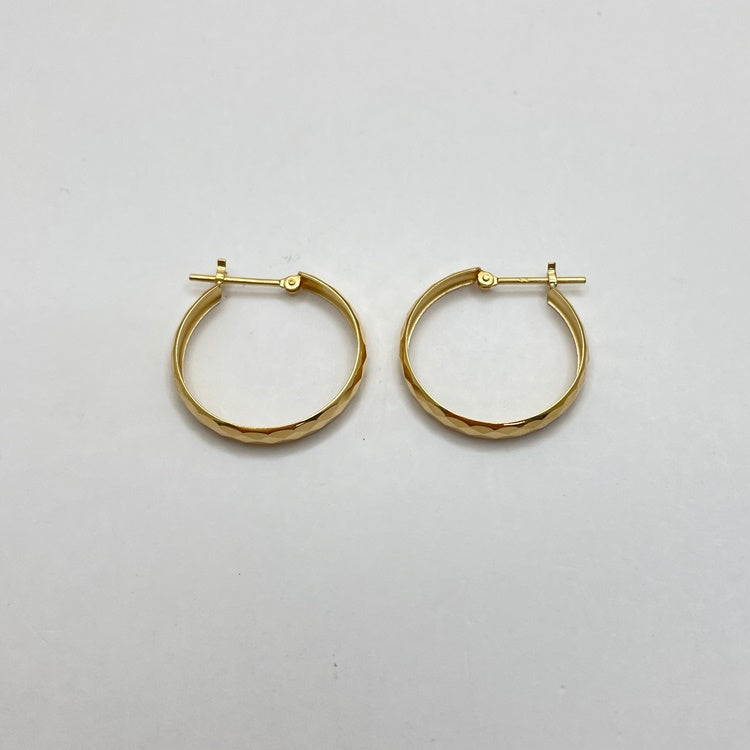 K18 ピアス フープ NJ0200