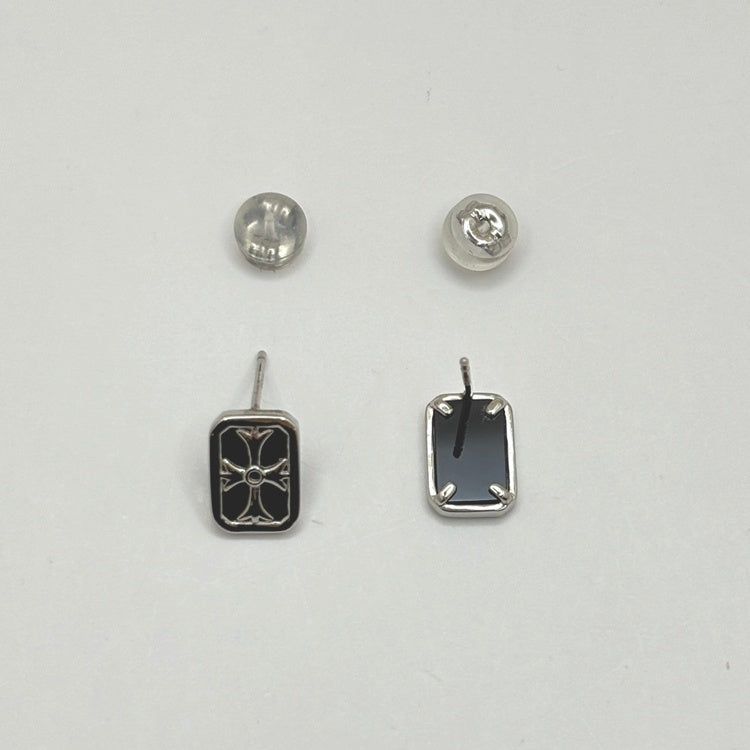 Pt ピアス オニキス NJ0230