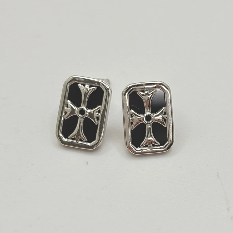 Pt ピアス オニキス NJ0230