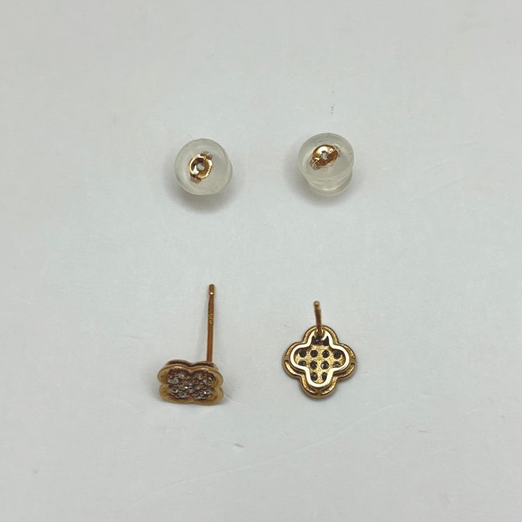 K18PG ピアス ダイヤ NJ0233