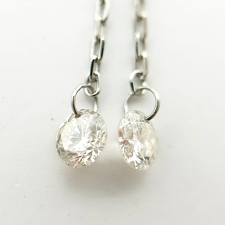 Pt ピアス ダイヤ NJ0234