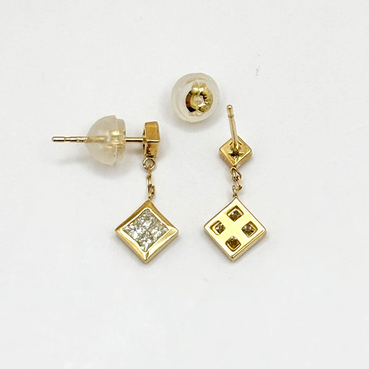 K18 ピアス ダイヤ NJ0235