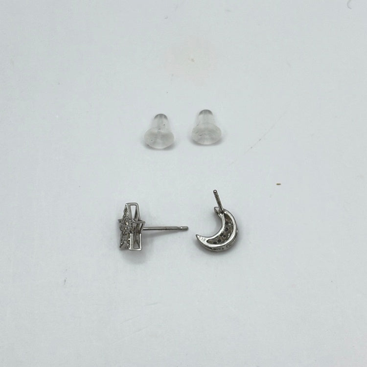 K18WG ピアス ダイヤ NJ0240