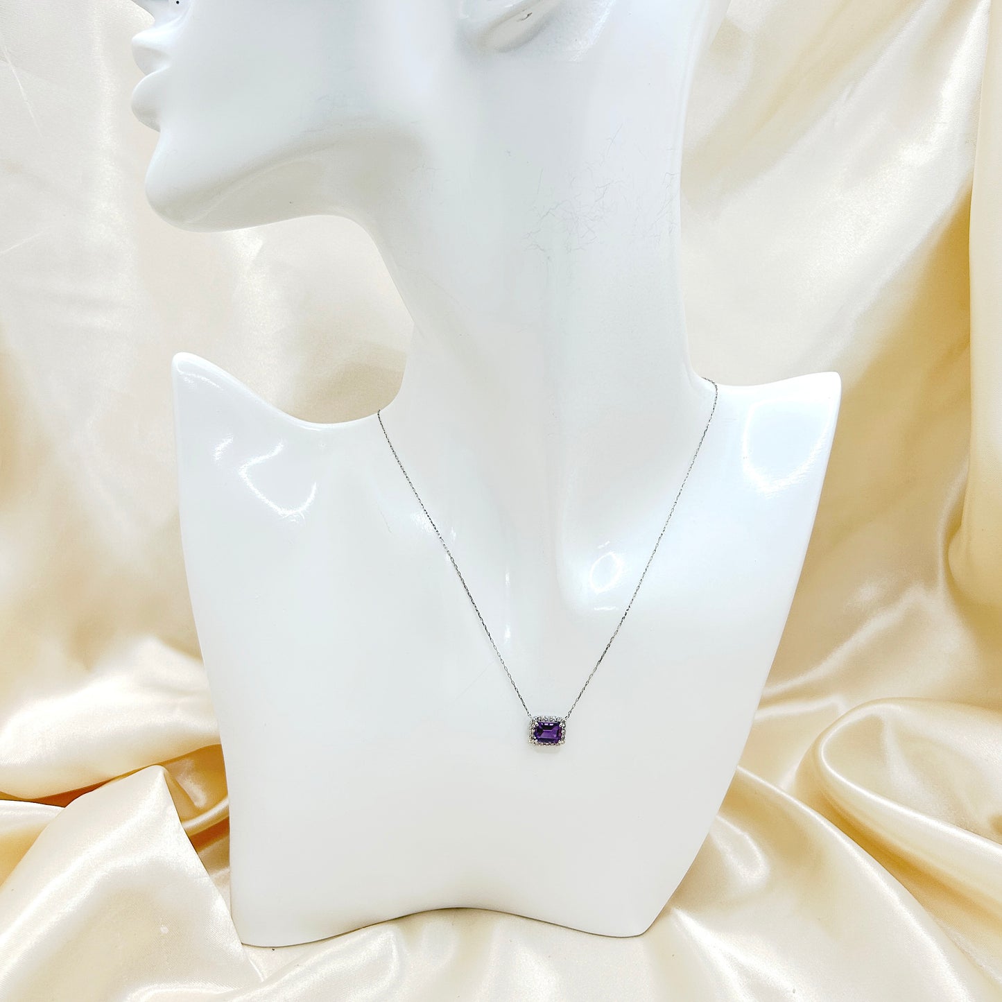 Pt ネックレス アメシスト NJ0257
