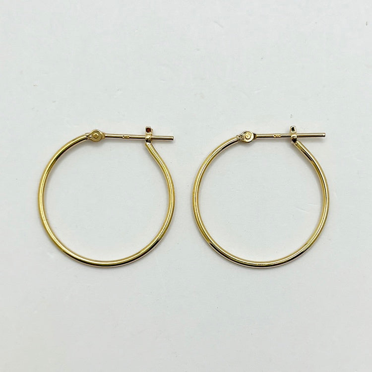 K18 ピアス フープ NJ0271