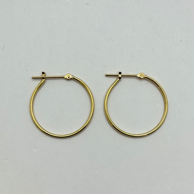 K18 ピアス フープ NJ0271